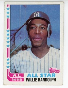1982 Topps ##548 Willie Randolph New York Yankees ⚾ Excelente estado - Imagen 1 de 2