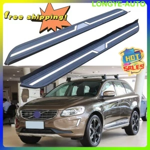 2PCS Side Steps Running Boards Fits For Volvo XC60 2013-2017 Side Nerf Bars - Picture 1 of 9