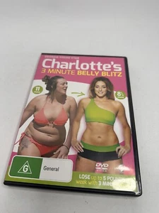 Charlotte's 3 Minute Belly Blitz DVD R2,4,5 - Picture 1 of 2