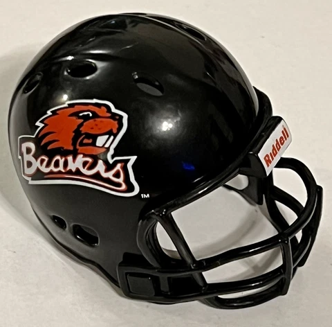 Oregon State Beavers Riddell Pocket Pro Helmet Mini Helmet Revolution Style Cover