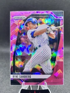 2025 Panini Prizm #118 Ryne Sandberg Pink Ice Prizms - Picture 1 of 2