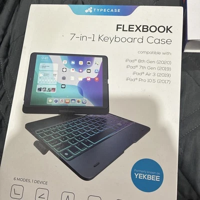 Typecase Flexbook Touch 7-in-1 Keyboard Case iPad 10.2 & ipad Pro 10.5  - Blue - Image 1 of 3