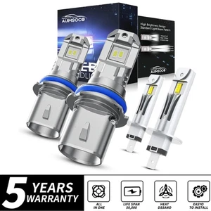 For Ford Explorer 1999 2000 2001 Hi/Lo Beam LED Headlight Fog Bulbs 72000LM - Picture 1 of 18