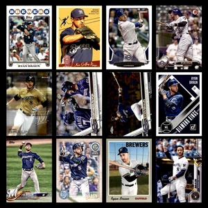 Ryan Braun Lot 12 Different Baseball Cards 2008-2020 Milwaukee Brewers Set MLB - Picture 1 of 14