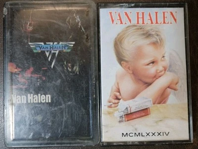 Van Halen Vintage Cassettes 1984 And Van Halen Runnin' With The Devil - Image 1 of 4
