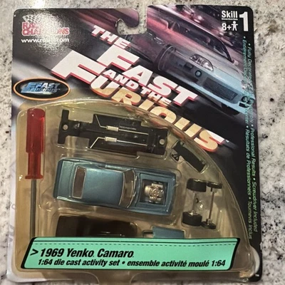 Juego de actividades Racing Champions Fast & Furious 1969 Chevy Camaro YENKO 1:64 2003 Foto 1 de 2