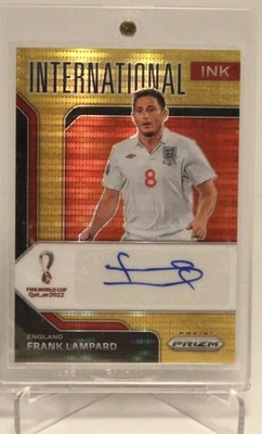 2022 Prizm World Cup Qatar Frank Lampard Gold Breakaway Auto #3/5 - Image 1 of 2