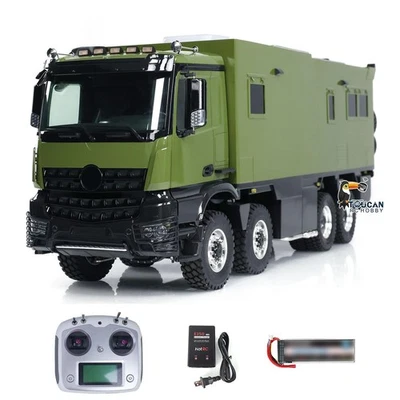 Low Price 1/14 Metal Chassis RC Recreational Vehicle 8x8 Touring Cars Model TOYS - Image 1 of 4