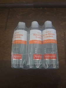 3x Neutrogena Oil-Free Acne Stress Control Triple-Action Toner 8oz Lot Of 3 - Picture 1 of 5