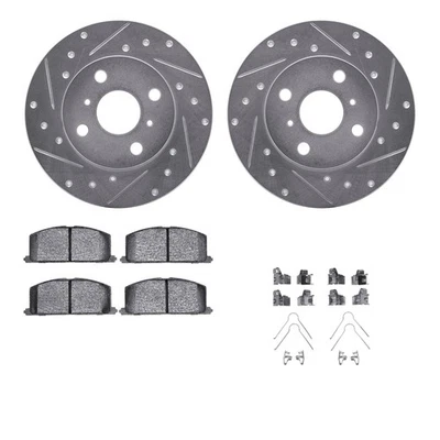 For Toyota Tercel 83-90 Brake Kit eLINE Series Drilled & Slotted Front Brake Kit Foto 1 de 4