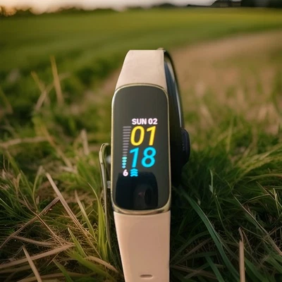 Fitbit Luxe Fitness & Wellness Tracker - Monitor de estrés del sueño - Usado en Excelente Condición Foto 1 de 4