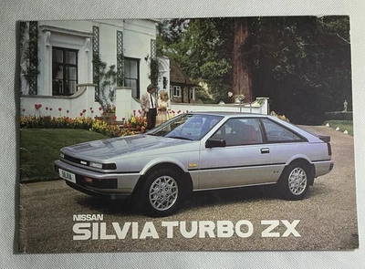Nissan Silvia Turbo ZX Original Car Sales Brochure English September 1984 - Image 1 of 4