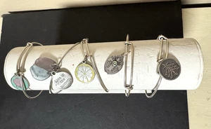 Alex and Ani Bracelets silver tone lot of 5 bracelets - Picture 1 of 10