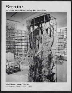 Strata: Eine neue Installation von Jin Soo Kim 1992 Broschüre Madison Art Center - Bild 1 von 3