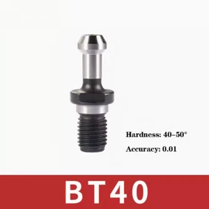 2PCS BT40 Pull Nail 45° CNC Tool Pull Nail Bolt Fixed Knob Mill Holder for BT40 - Picture 1 of 6