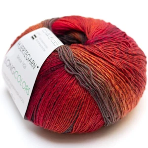 LONG COLORS MERINO HJERTEGARN Wolle FARBVERLAUF 17 LACE GRADIENT Lacewolle - Bild 1 von 1