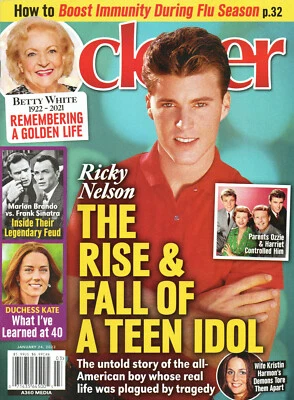 CLOSER Magazine Jan 24 2022 Ricky Nelson Betty White Marlon Brando Frank Sinatra - Image 1 of 2