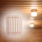 Wood Lamp Shade Wood Lampshade for Sauna Room Steam Room Decoration