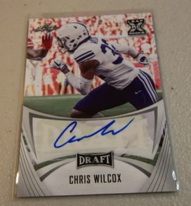 Autógrafos Leaf Draft 2021 #BACW1 Chris Wilcox - Imagen 1 de 2