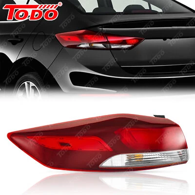 For 2017-2018 Hyundai Elantra Tail Light Assembly w/Bulbs Driver Side 92401F2020 - Image 1 of 4