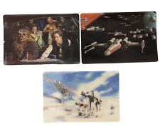 Star Wars 1997 Kellogg's Canada Lenticular Cards Set of 3 Luke, Hans, Leia