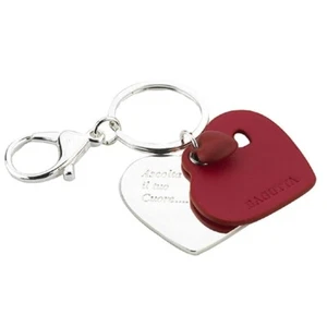 PORTACHIAVI BAGUTTA CON SCRITTA "ASCOLTA IL TUO CUORE" - Foto 1 di 1