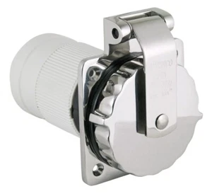 New Marinco 6371EL-BX Shore Power Inlet | 32A 230V | Stainless Steel Easy Lock - Picture 1 of 2
