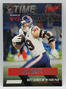 2021 Panini Prestige Time Stamped insert J. J. Watt #TS-JJ Houston Texans - Picture 1 of 1