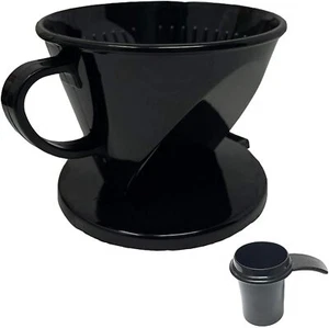 #2 Cone Style Pour Over Coffee Dripper, Portable Pour Over Coffee Filter 1-6 Cup - Picture 1 of 6