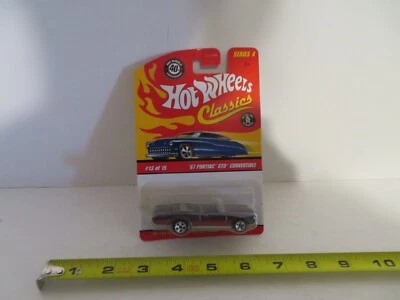 Hot Wheels Classics 40th Anniversary Series 4 #13 1967 Pontiac GTO Con 2007 MOC - Image 1 of 3