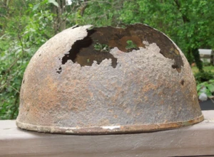 WW2 British 1st Airborne Paratrooper Helmet Relic of Operation Market Garden - Picture 1 of 19