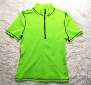 KEVAN HALL SPORT WOMEN'S NEON SHORT SLEEVE TOP SIZE S - Picture 1 of 8
