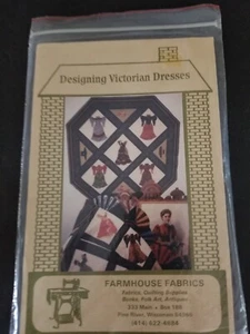 Designing Victorian Dresses Quilt/Wallhanging Pattern Design by Jean Teal NEW - Picture 1 of 2