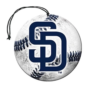 MLB San Diego Padres Air Freshener 3 Pack - Ships FREE!! - Picture 1 of 1