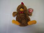Rare Clucky Chicken Ty Beanie Babie With Tag Free Shipping