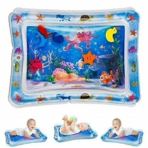 Wasserkissen Spielmatte Aufblasbare Früherzieh Spielzeug Seewelt Oktopus-Muster - Bild 1 von 10