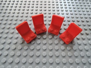 Lego 4 x Sitz Stuhl Autositz 4079 rot 2x2 G - Bild 1 von 1