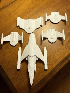 Star Trek miniatures (5) FASA Star Fleet Battles Romulan Squadron - Picture 1 of 6