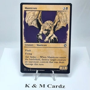MTG - Dungeons & Dragons - Manticore - Showcase - #314 - Picture 1 of 3