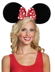 DISNEY LICENSED MINNIE MOUSE OVERSIZED EARS HEADBAND COSTUME ACCESSORY DG95775 - Picture 1 of 1