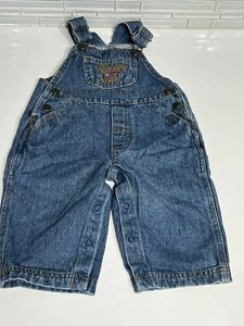 Vintage Polo Association Blue Jeans Denim Bib Overalls 12 Months 80’s Toddler - Picture 1 of 8