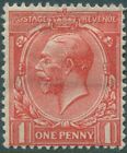 Great Britain 1912 SG352 1d bright scarlet KGV #1 MH (amd)