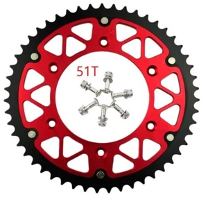 51T CNC Sprocket for CRF250R CRF450R CRF250X CRF450X CR125R 2004-2023 RS22 - Picture 1 of 1