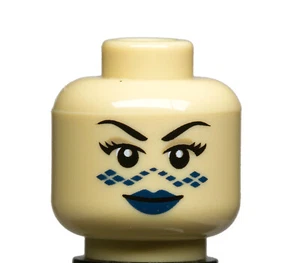 NEW LEGO - Figure Head - Star Wars - Barriss Offee Tan x1 - 8091 Swamp Speeder - Picture 1 of 1