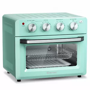 Costway Friggitrice ad Aria Tostapane Forno 19 Quart Forni a Convezione Disidratati Verde Menta - Foto 1 di 7