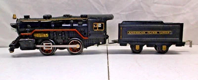 O gauge American Flyer steam engine ( lot 7042) - Image 1 of 4