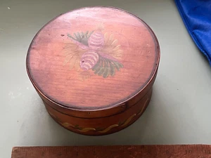AAFA painted bentwood pantry box measure primitive antique - Picture 1 of 6