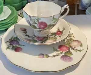 Queen Anne Dundee Thistle Trio - Picture 1 of 7