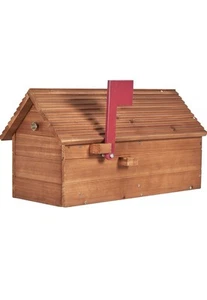 Cedar Mailboxes Outside,Mailboxes for House outside Decorative,Outdoor Custom Ma - Picture 1 of 6