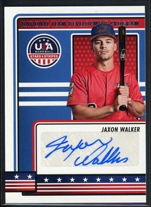 Panini USA Stars & Stripes Jaxon Walker 2023 #NTDP-JW automático - Imagen 1 de 2